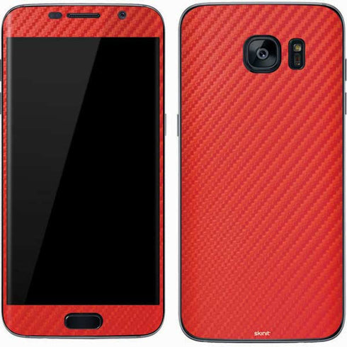 Red Carbon Fiber Specialty Material Galaxy S7 Skin