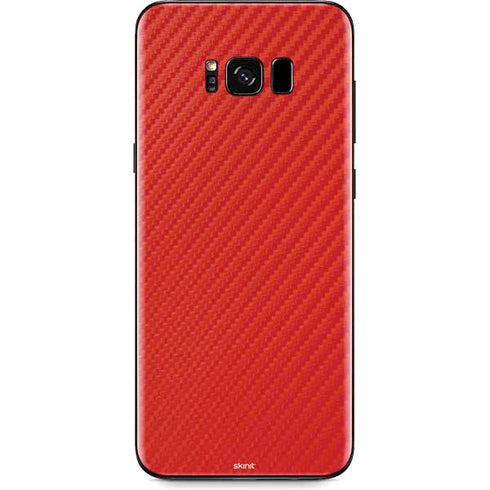 Red Carbon Fiber Specialty Material Galaxy S8 Skin