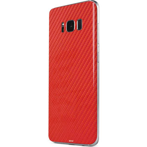 Red Carbon Fiber Specialty Material Galaxy S8 Skin