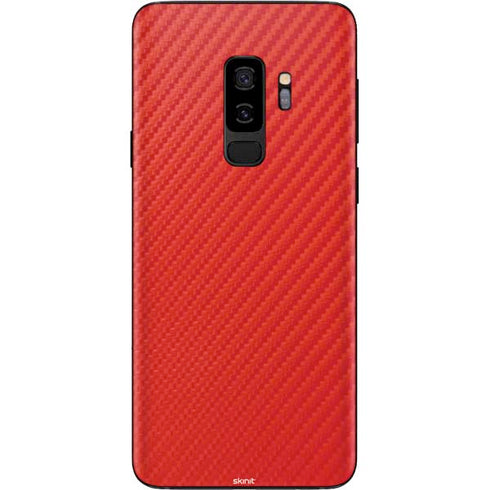 Red Carbon Fiber Specialty Material Galaxy S9 Plus Skin