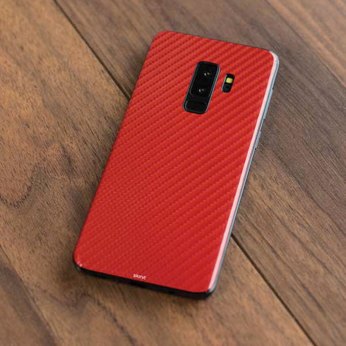 Red Carbon Fiber Specialty Material Galaxy S9 Plus Skin