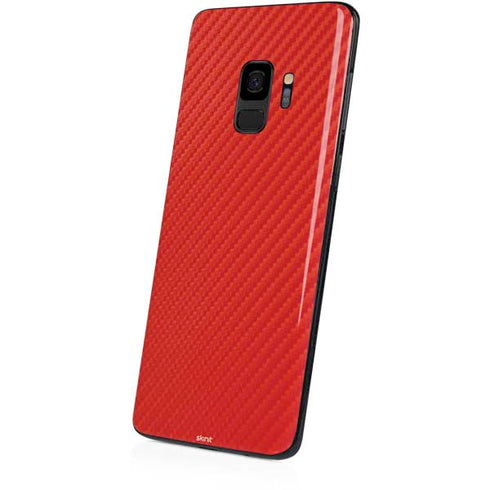 Red Carbon Fiber Specialty Material Galaxy S9 Skin