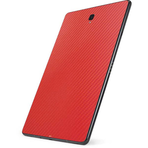 Red Carbon Fiber Specialty Texture Material Samsung Galaxy Tab Skin