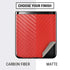 Red Carbon Fiber Specialty Material Galaxy Z Flip Skin