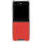 Red Carbon Fiber Specialty Material Galaxy Z Flip5 5G Clear Case