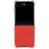 Red Carbon Fiber Specialty Material Galaxy Z Flip5 5G Clear Case