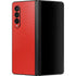 Red Carbon Fiber Specialty Material Galaxy Z Fold3 5G Skin