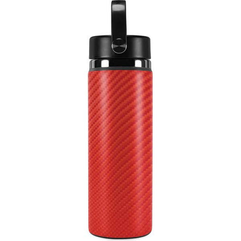 Red Carbon Fiber Specialty Material Hydro Flask 20oz Wide Mouth Skin