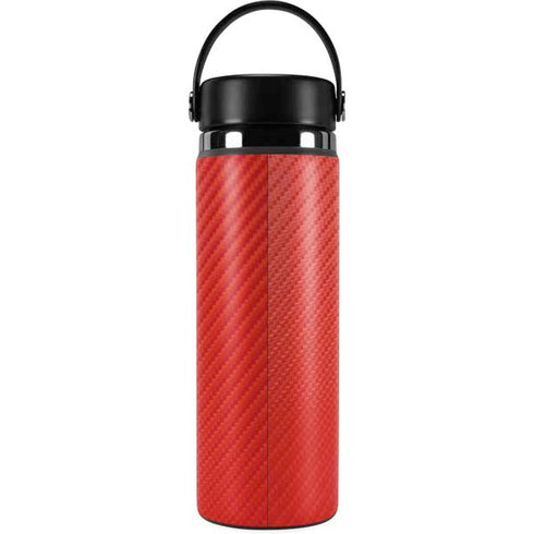 Red Carbon Fiber Specialty Material Hydro Flask 20oz Wide Mouth Skin
