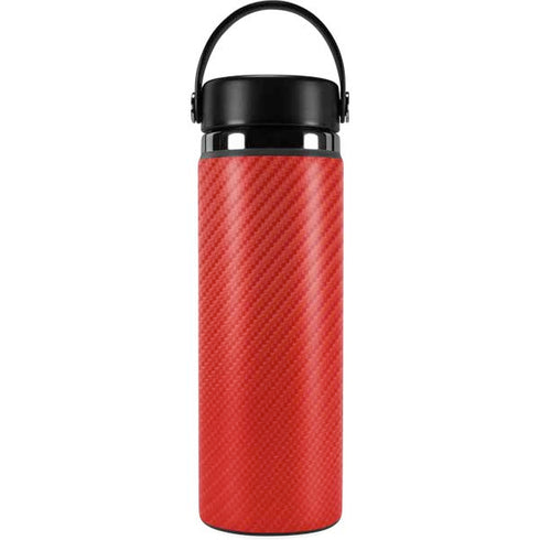Red Carbon Fiber Specialty Material Hydro Flask 20oz Wide Mouth Skin