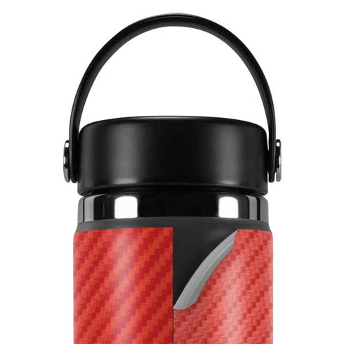 Red Carbon Fiber Specialty Material Hydro Flask 20oz Wide Mouth Skin