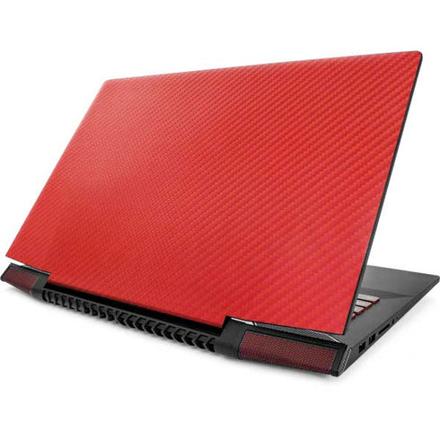 Red Carbon Fiber Specialty Texture Material Lenovo IdeaPad Skin