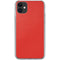 Red Carbon Fiber Specialty Texture Material iPhone 11 Clear Case
