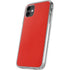 Red Carbon Fiber Specialty Texture Material iPhone 11 Clear Case
