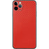 Red Carbon Fiber Specialty Material iPhone 11 Pro Max Skin