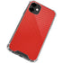 Red Carbon Fiber Specialty Material iPhone 12 Clear Case