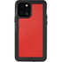Red Carbon Fiber Specialty Material iPhone 12 Pro Waterproof Case