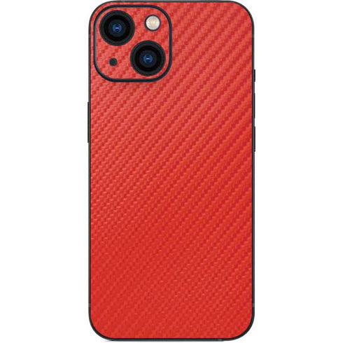 Red Carbon Fiber Specialty Material iPhone 13 Mini Skin