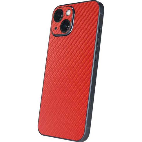 Red Carbon Fiber Specialty Material iPhone 13 Mini Skin