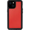 Red Carbon Fiber Specialty Material iPhone 13 Mini Waterproof Case