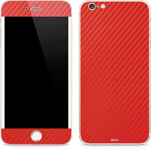 Red Carbon Fiber Specialty Material iPhone 6/6s Plus Skin