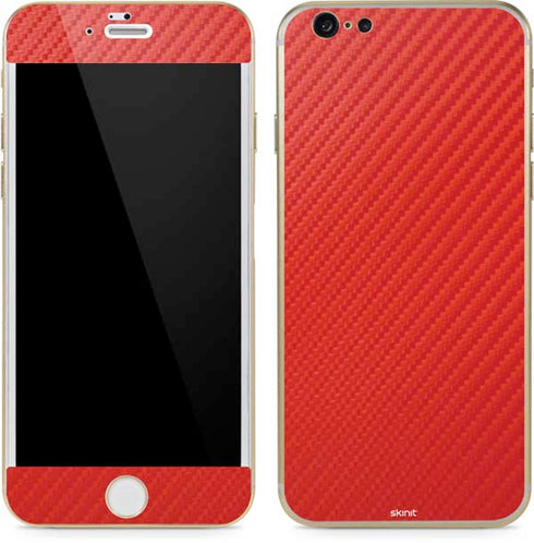 Red Carbon Fiber Specialty Material iPhone 6/6s Skin