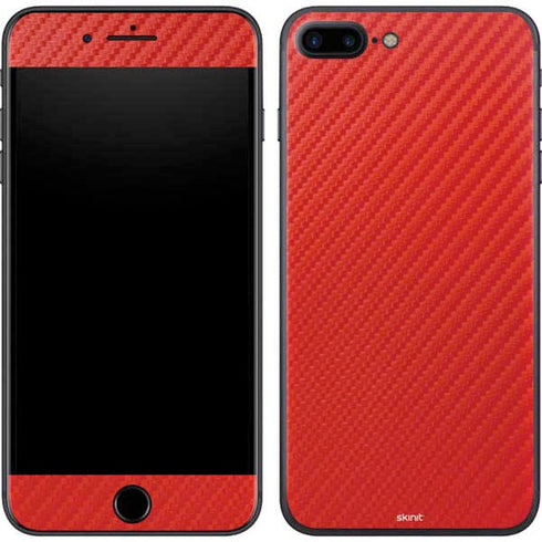 Red Carbon Fiber Specialty Material iPhone 7 Plus Skin