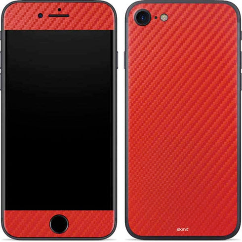 Red Carbon Fiber Specialty Material iPhone 7 Skin