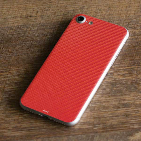 Red Carbon Fiber Specialty Material iPhone 8 Skin