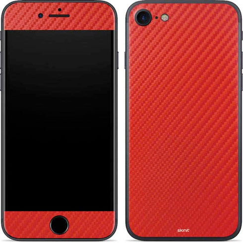 Red Carbon Fiber Specialty Material iPhone SE (2nd & 3rd Gen) Skin