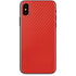 Red Carbon Fiber Specialty Material iPhone X Skin