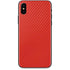 Red Carbon Fiber Specialty Material iPhone XS Max Skin