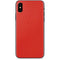 Red Carbon Fiber Specialty Material iPhone XS Skin