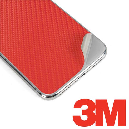 Red Carbon Fiber Specialty Material iPhone XS Skin