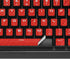 Red Carbon Fiber Specialty Material K95 RGB PLATINUM Mechanical Gaming Keyboard Skin