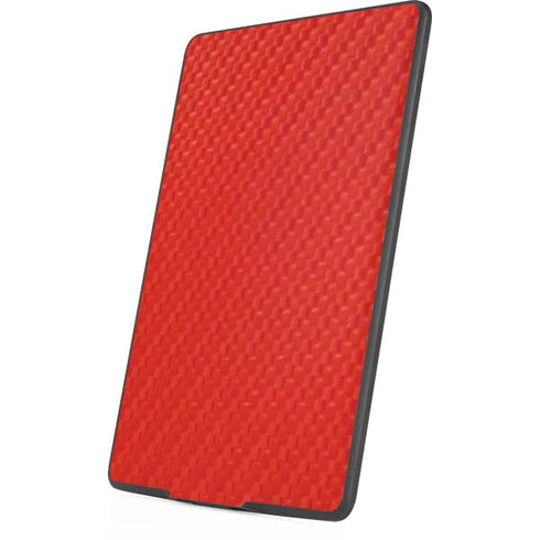 Red Carbon Fiber Specialty Texture Material Amazon Kindle Skin