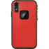 Red Carbon Fiber Specialty Texture Material LifeProof Fre iPhone Skin