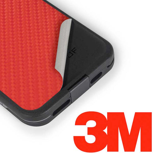 Red Carbon Fiber Specialty Texture Material LifeProof Fre iPhone Skin