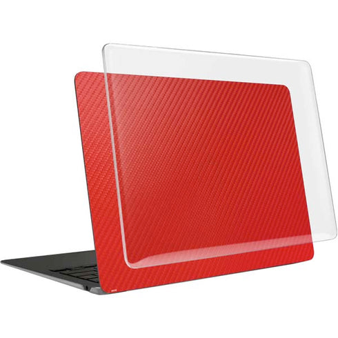 Red Carbon Fiber Specialty Material MacBook Air 13in (2020) Case plus Skin