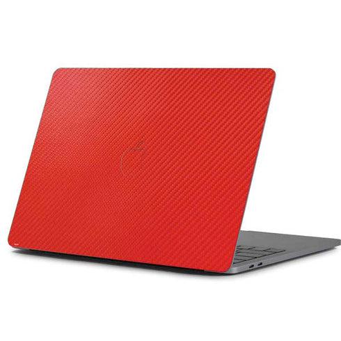 Red Carbon Fiber Specialty Texture Material Apple MacBook Pro 13-inch Skin