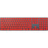 Red Carbon Fiber Specialty Material Magic Keyboard with Numeric Keypad Skin