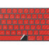 Red Carbon Fiber Specialty Material Magic Keyboard with Numeric Keypad Skin