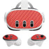 Red Carbon Fiber Specialty Material Meta Quest 3 Skin