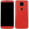 Red Carbon Fiber Specialty Material Moto E5 Plus Skin