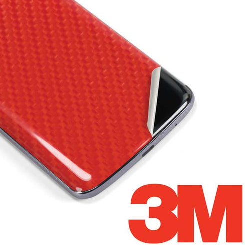 Red Carbon Fiber Specialty Material Moto E5 Plus Skin