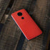 Red Carbon Fiber Specialty Material Moto E5 Plus Skin