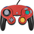 Red Carbon Fiber Specialty Material Nintendo GameCube Controller Skin
