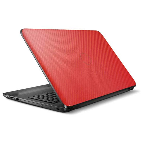 Red Carbon Fiber Specialty Texture Material HP Notebook Skin
