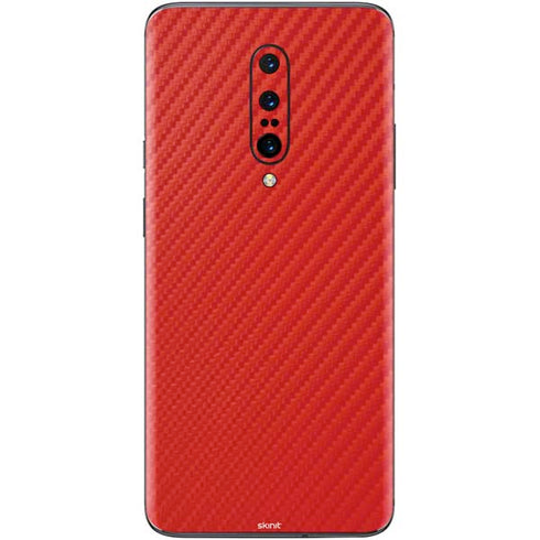 Red Carbon Fiber Specialty Material OnePlus 7 Pro Skin