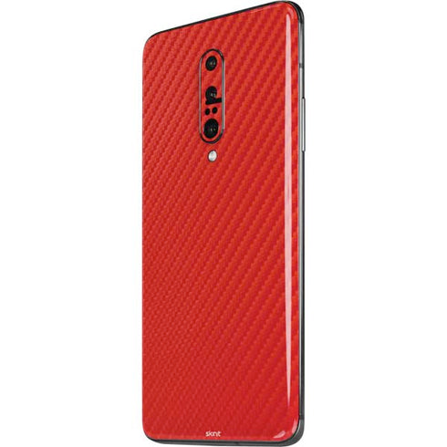 Red Carbon Fiber Specialty Material OnePlus 7 Pro Skin